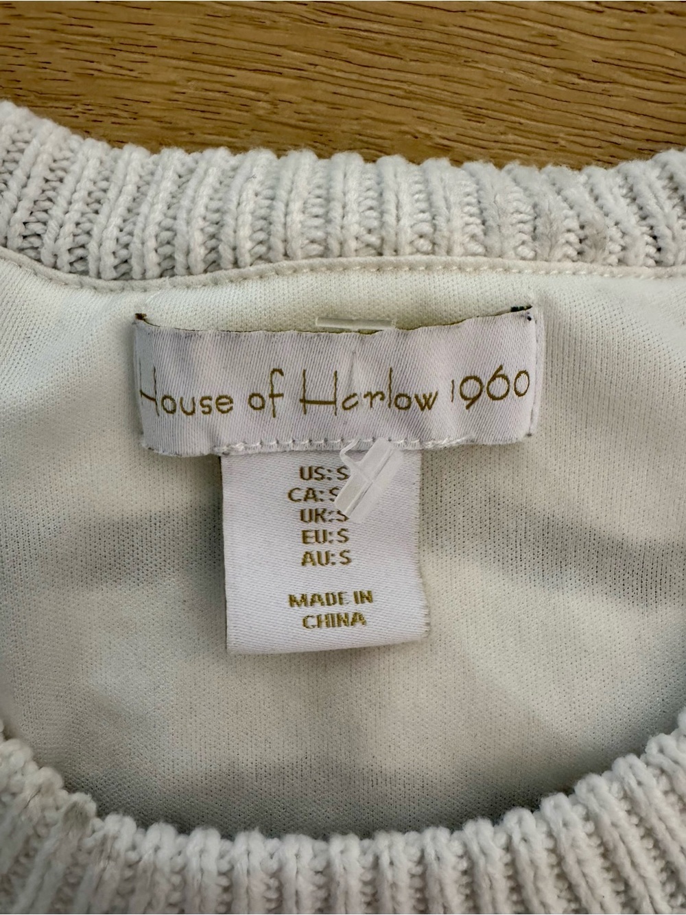 House of Harlow 1960 Black and White Striped Knit Set - Picture 6 of 6